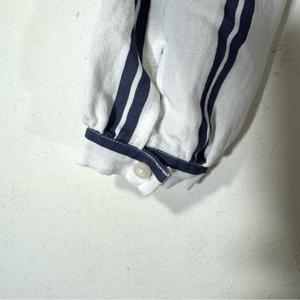 John Galt Cropped striped blouse top 2/$35 - Picture 6 of 10
